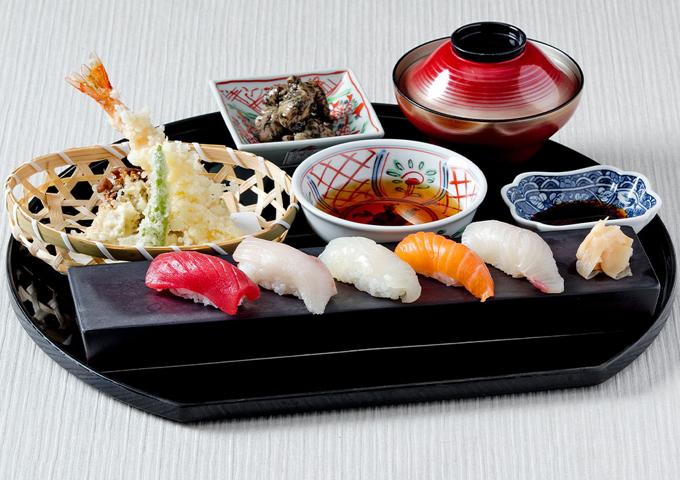 天婦羅にぎり膳